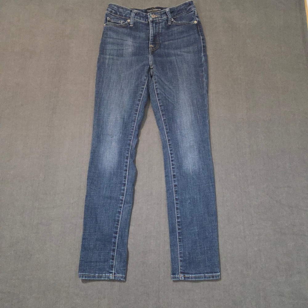 Lucky Brand Hayden Skinny Jeans Womens 0/25 Blue Mid Rise‎ Denim